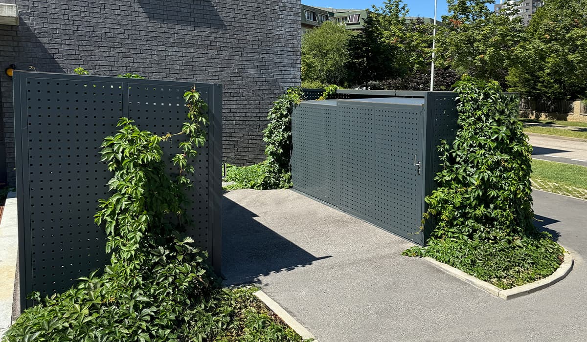 Gerhardt Braun Mülltonnen-Box QLB Anthrazit